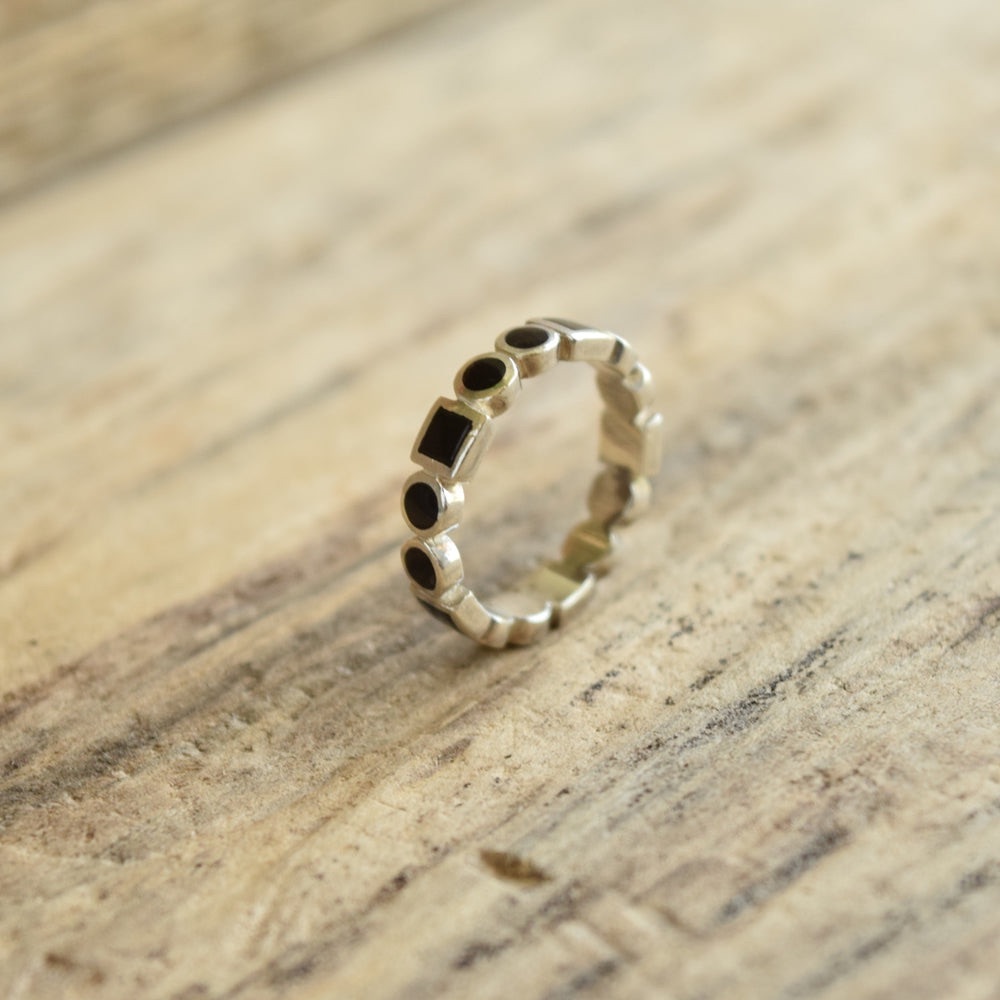 Silpada square/circle ring